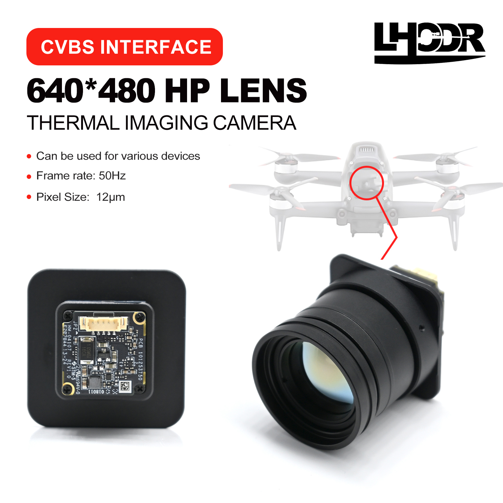 30mm 640x480 pix Drone thermal - Drone Camera Thermal のレビューと価格