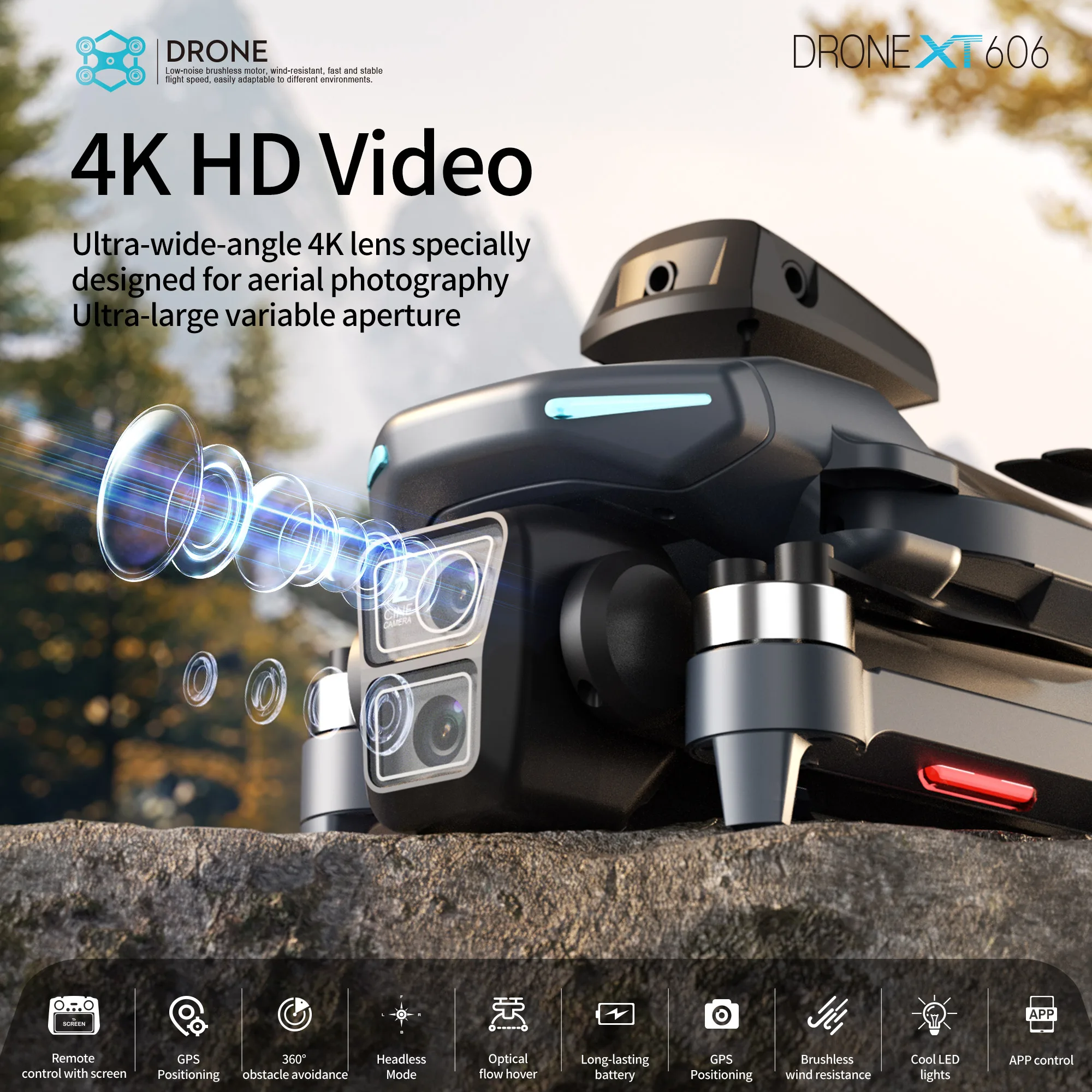 Lenovo XT606 Drone Professiona - Drone Camera Thermal のレビューと価格