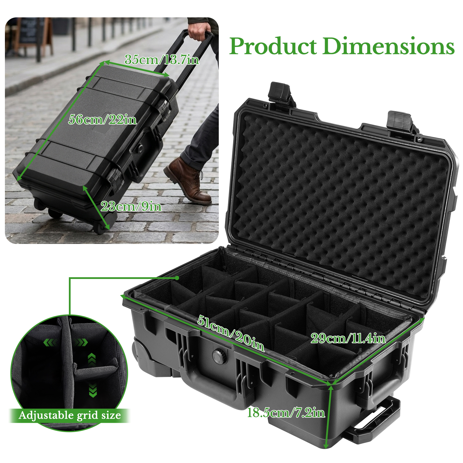 Professional Large Hard Rollin - Drone Camera Waterproof のレビューと価格