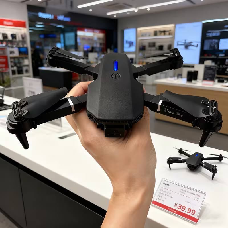 New E88Pro RC Drone 4K Profess - Drone Camera Wide Angle のレビューと価格