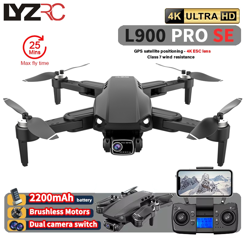 L900 Pro SE MAX GPS Drone 4K P - Drone Camera Mount のレビューと価格