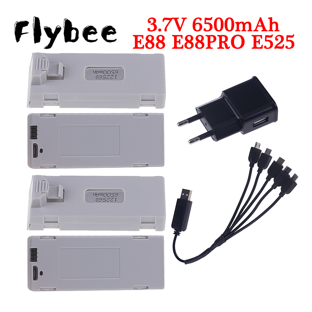 Original E88 Battery 3.7V 6500 - Drone Camera Hd のレビューと価格