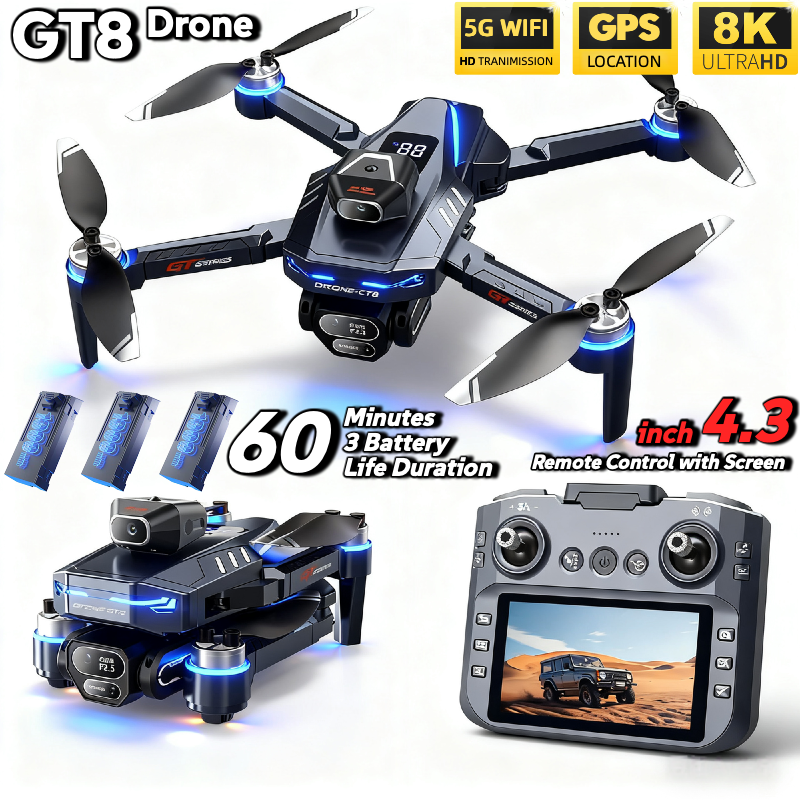 For Genuine GT8 Drone 4K Profe - Drone Camera Thermal のレビューと価格