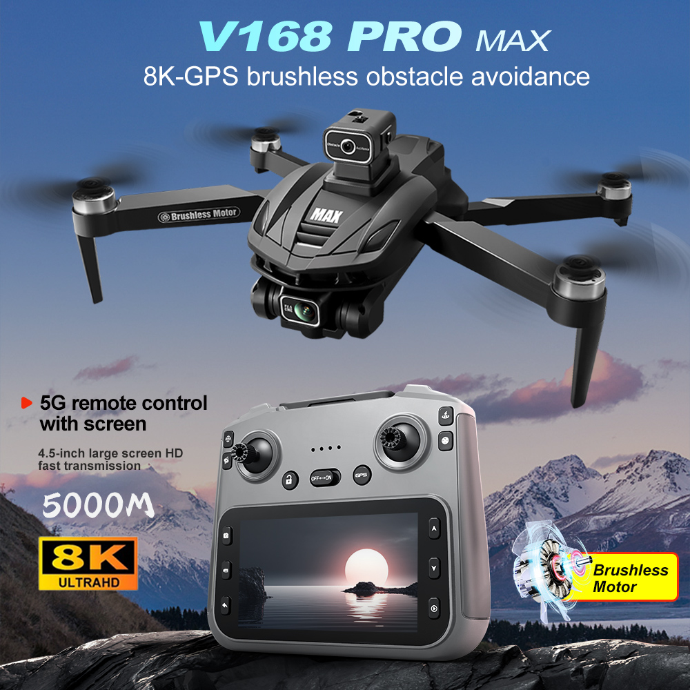 V168 PRO Max GPS Drone 8K Prof - Drone Camera 4K のレビューと価格