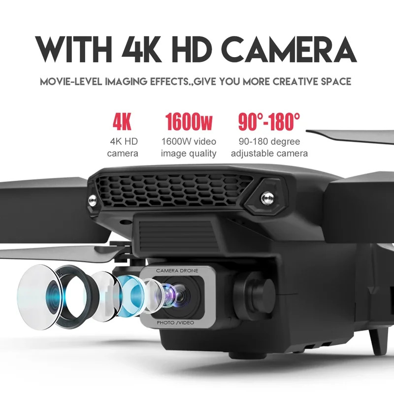 E88 ProIntelligent Folding Dro - Drone Camera Mount のレビューと価格