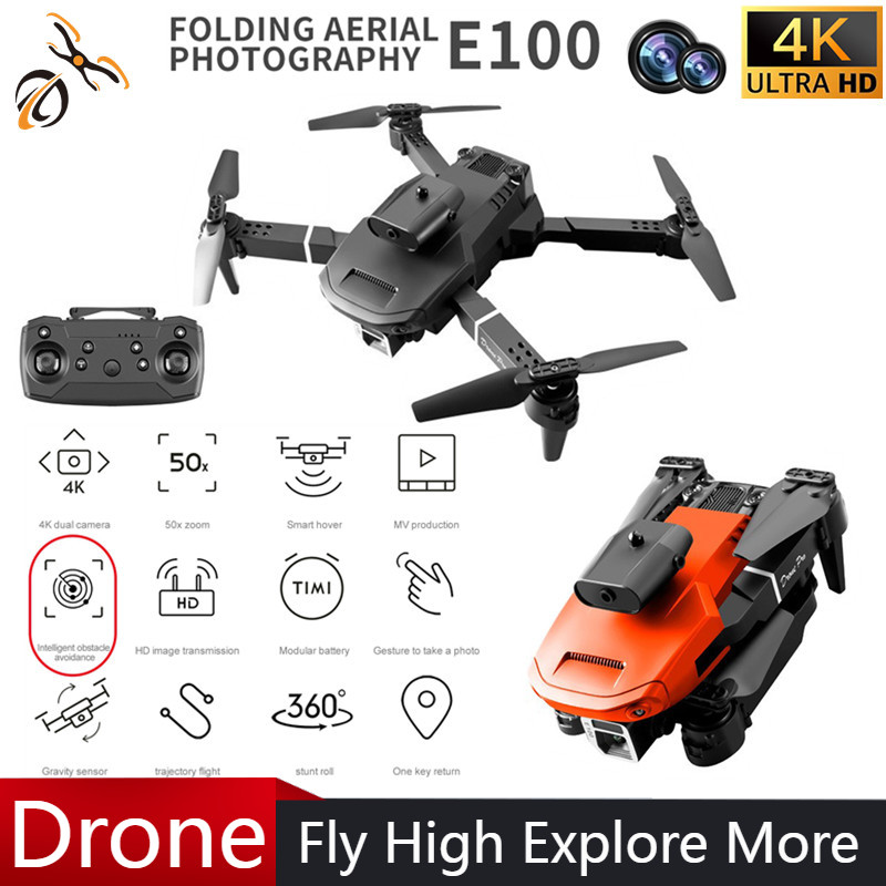 Mini E100 Four-sided Obstacle  - Drone Camera With Gimbal のレビューと価格
