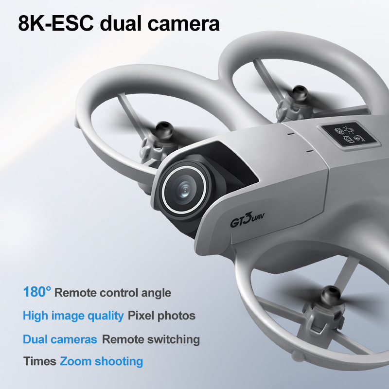 New GT3 Mini RC Drone 8K 5G Ae - Drone Camera Mount のレビューと価格